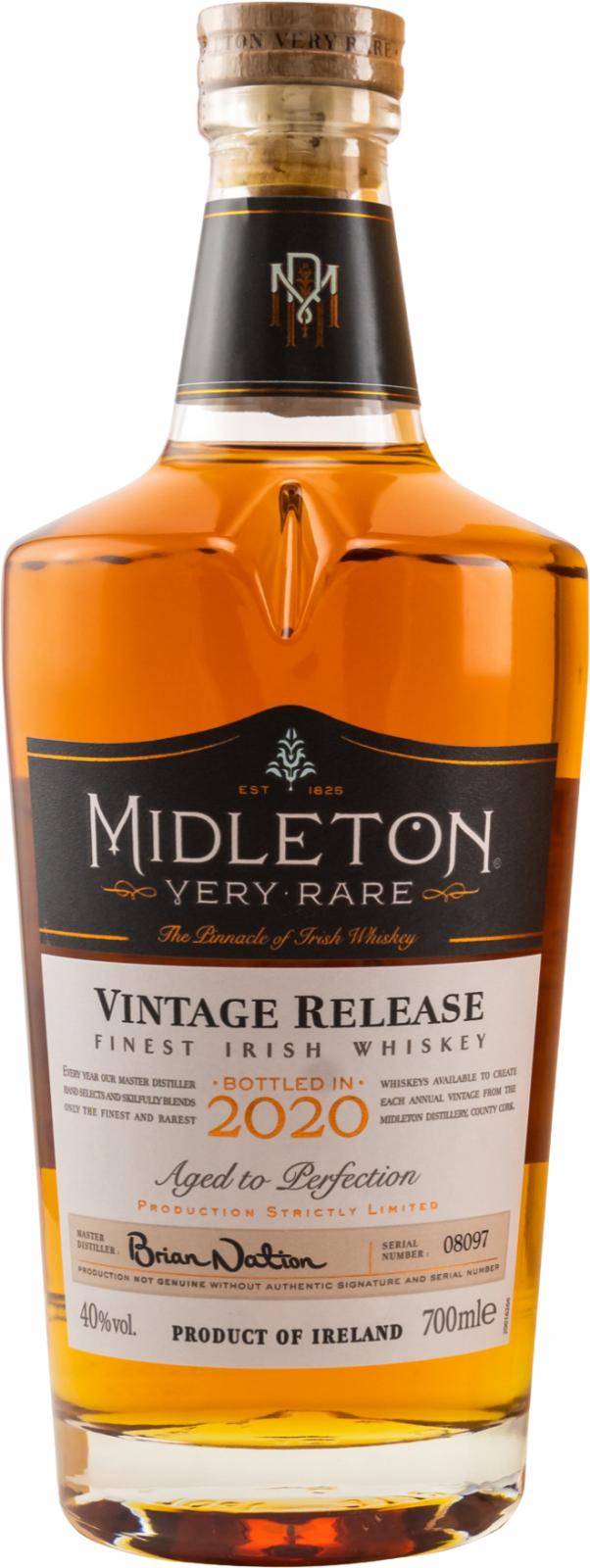 Middleton Irish Whiskey 2020 Vintage Release -750ml