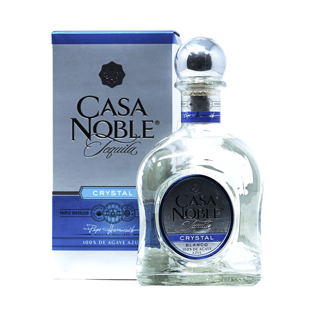 Casa Noble Crystal Blanco Tequila -750ml