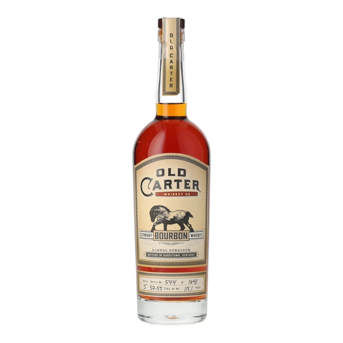 Old Carter Barrel Strength Straight Bourbon Whiskey - 750 ml