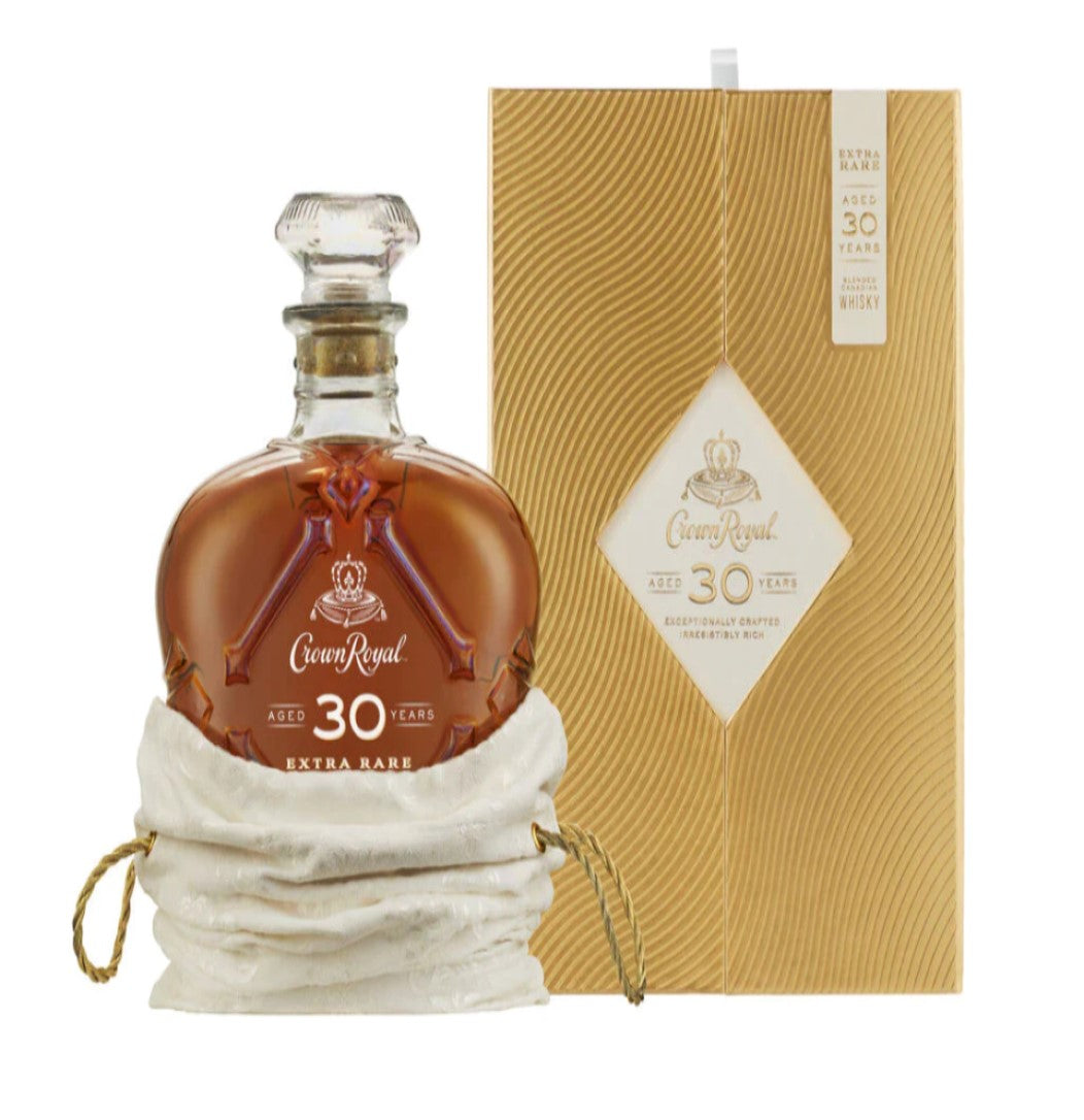 Crown Royal Aged 30 Years Extra Rare Fine Blended Canadian Whisky-750ml