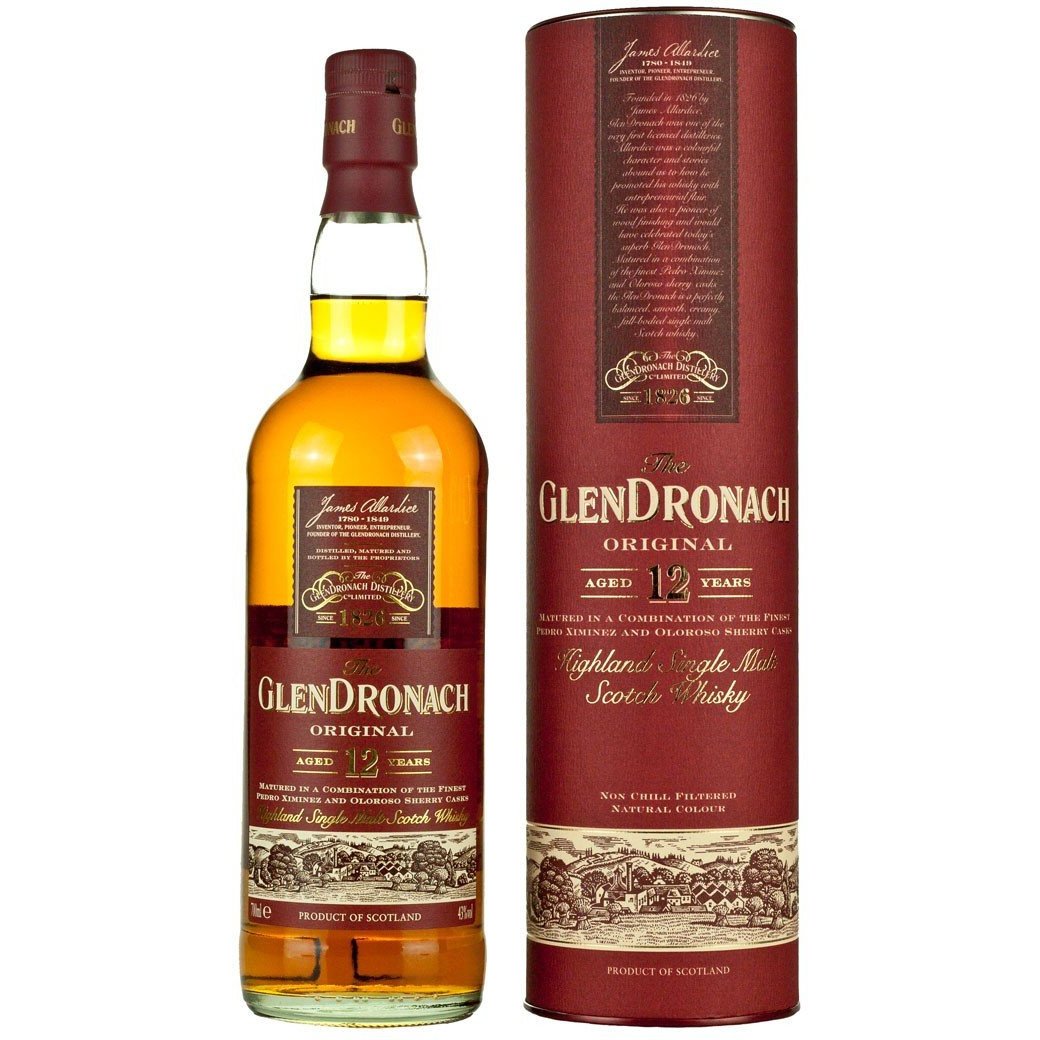 Glendronach 12 Year Old Highland Single Malt Scotch 750ml