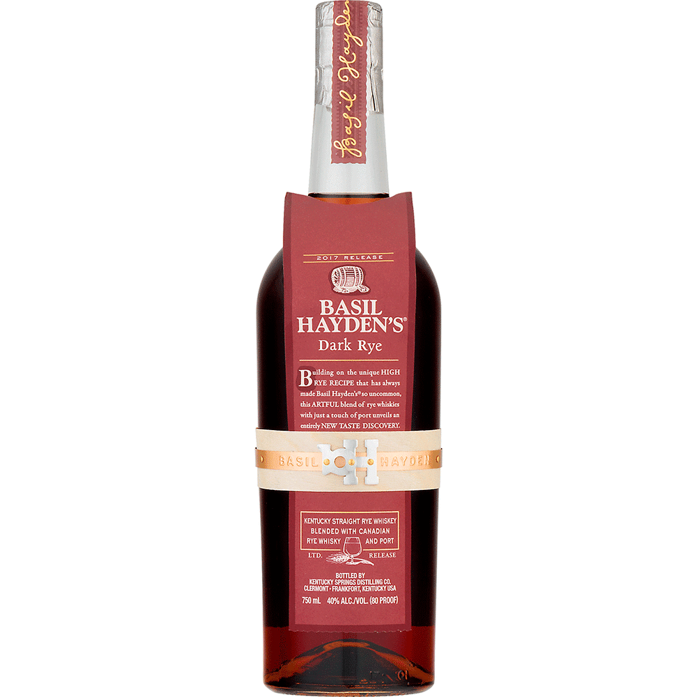 Basil Hayden's whisky dark rye 2017 release Kentucky 750ml