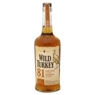 Wild Turkey 81 Proof Kentucky Straight Bourbon Whiskey 750ml
