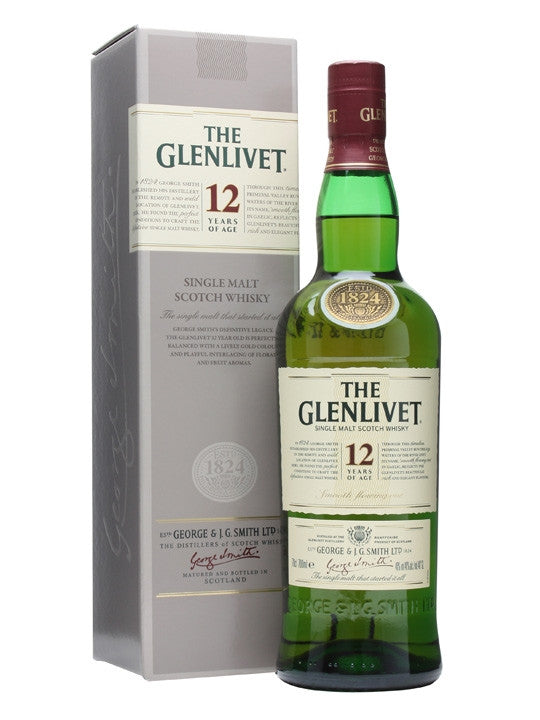 The Glenlivet 12yrs Double Oak Single Malt Scotch Whiskey -750ml