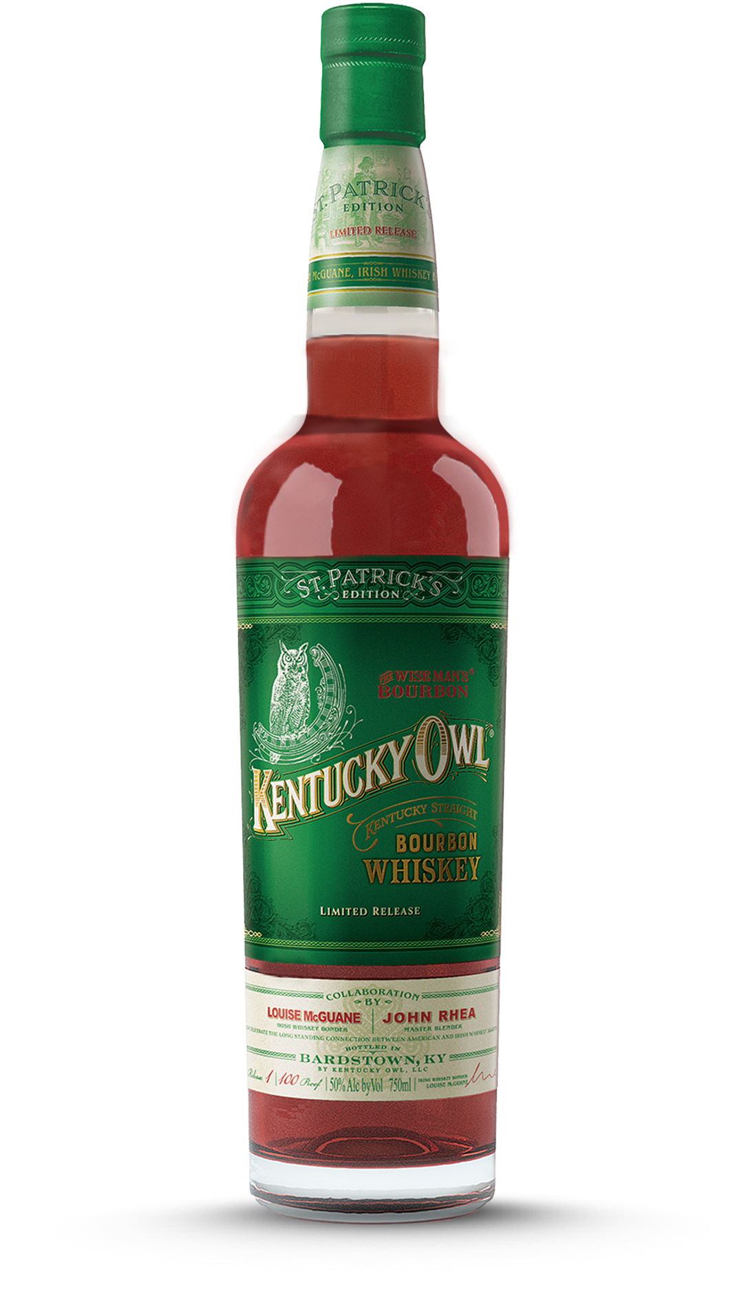 Kentucky Owl  St. Patrick’s Edition Bourbon Whiskey -750ml