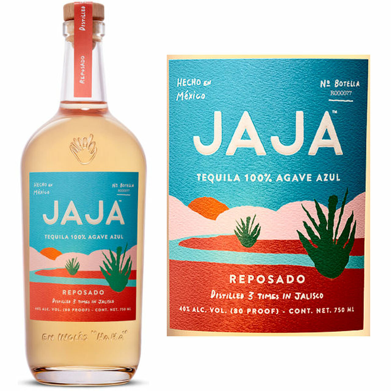 JAJA Reposado Tequila -750ml