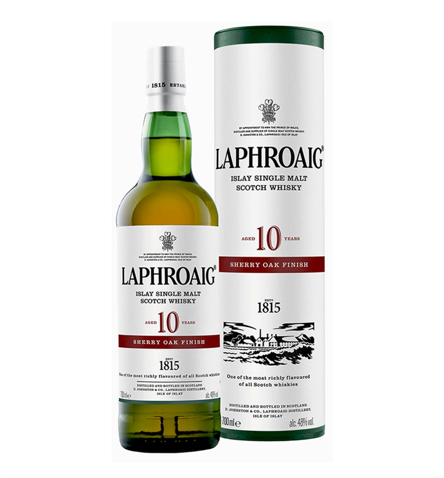 Laphroaig 10 Sherry Oak Finish Single Malt Scotch Whiskey -750 ml