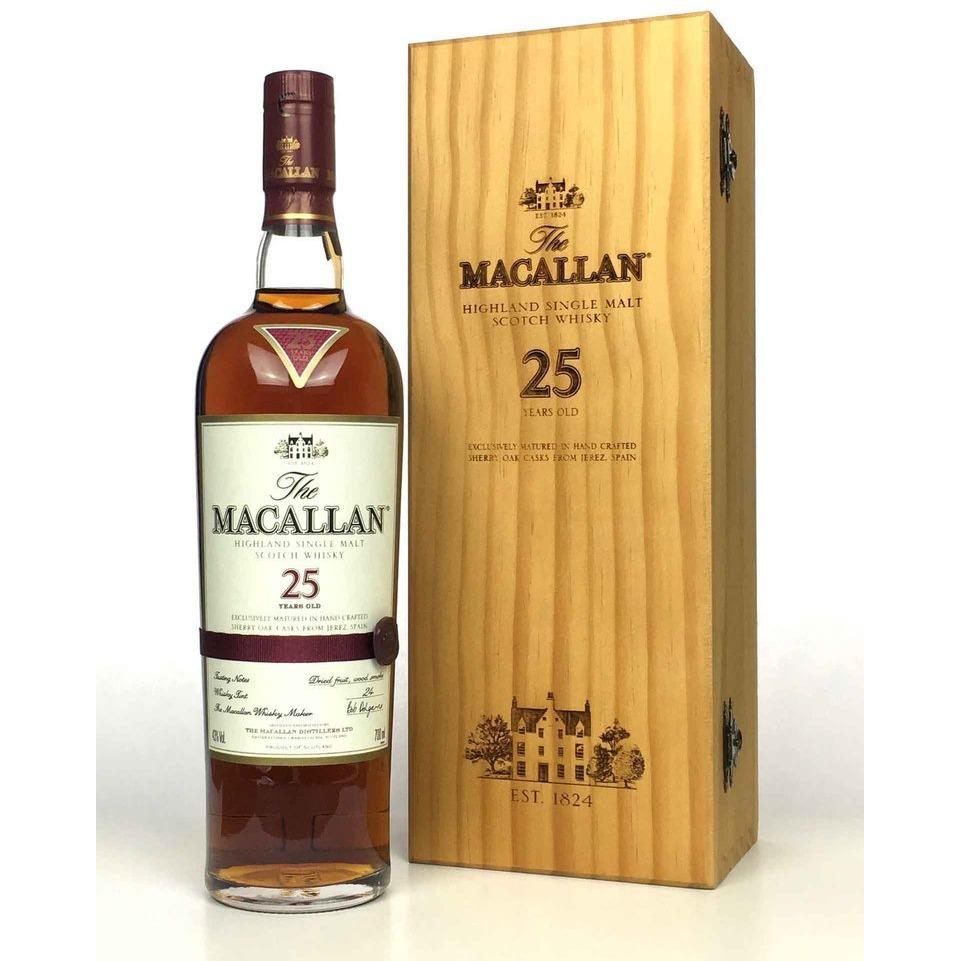 The Macallan Highland Single Malt Scotch Whisky 25 Years Old